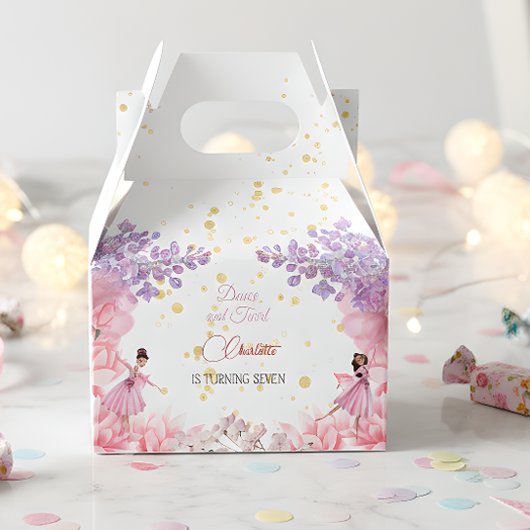 Tanz und wirbelnde Ballerina Geburtstag Geschenkschachtel