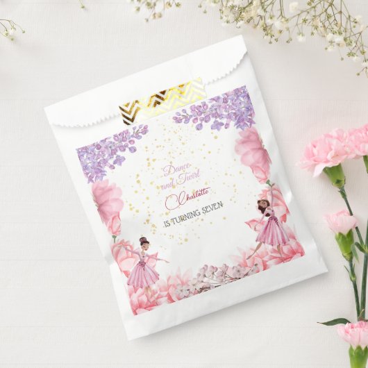 Tanz und wirbelnde Ballerina Geburtstag Geschenktütchen (Versiegelt)