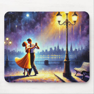 Tanz unter dem Laternenpfahl Mousepad