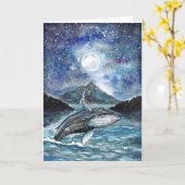 Tanz unter dem Mond Karte (Gelbe Blume)