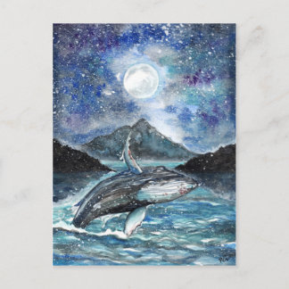 Tanz unter dem Mond Postkarte