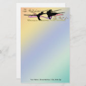 Tanz unter Stern-Briefpapier Briefpapier (Vorne/Hinten)