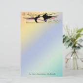 Tanz unter Stern-Briefpapier Briefpapier (Stehend Vorderseite)