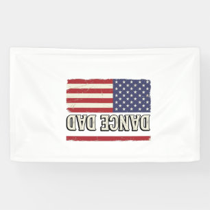 Tanz-Vater-Patriotisches Vintage-Flag-Shirt-Design Banner
