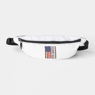 Tanz-Vater-Patriotisches Vintage-Flag-Shirt-Design Bauchtasche