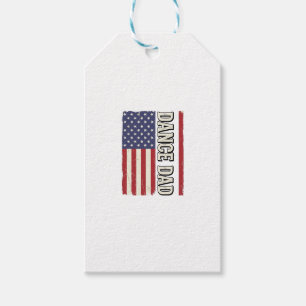 Tanz-Vater-Patriotisches Vintage-Flag-Shirt-Design Geschenkanhänger