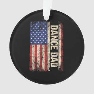 Tanz-Vater US-amerikanisches Flaggen-Shirt Tänzer Ornament