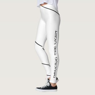 Tanz Verfeinert Schwarze Minimale Umhüllende Linie Leggings