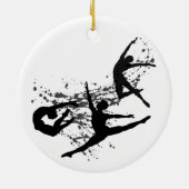 Tanz-Verzierung (kundengerecht) Keramik Ornament (Hinten)