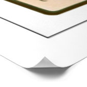 Tanz - Vintages Jugendstil von Alphonse Mucha Poster (Ecke)