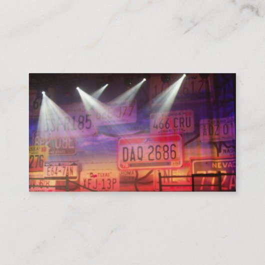 Tanz Visitenkarte (Rückseite)