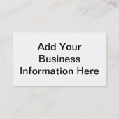 Tanz-Visitenkarte Visitenkarte (Rückseite)