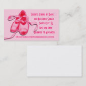 Tanz-Visitenkarten Visitenkarte (Vorne/Hinten)