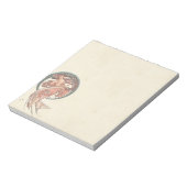 Tanz von Alfons Mucha 1898 Notizblock (Rotiert)