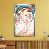 Tanz von Alphonse Mucha Leinwanddruck (Insitu (Wohnzimmer))