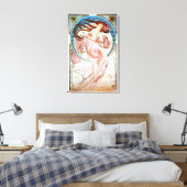 Tanz von Alphonse Mucha Leinwanddruck (Insitu (Schlafzimmer))