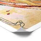 Tanz von Alphonse Mucha Poster (Ecke)