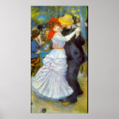 Tanz von Pierre Renoir in Bougival Poster (Vorne)