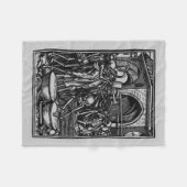 Tanz von Tod | die Knochen aller Männer Fleecedecke (Vorderseite (Horizontal))