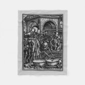 Tanz von Tod | die Knochen aller Männer Fleecedecke (Vorderseite)