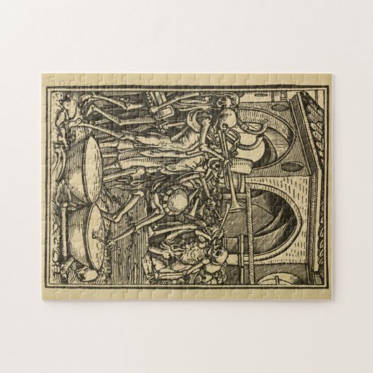 Tanz von Tod | die Knochen aller Männer Puzzle (Horizontal)