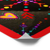 Tanz wie Frostig.. Liebe wie Jesus Poster (Ecke)