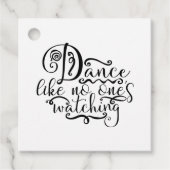 Tanz wie keine, die tanzende Königin gucken Geschenkanhänger (Vorderseite)