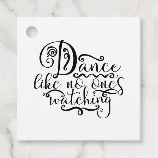 Tanz wie keine, die tanzende Königin gucken Geschenkanhänger (Vorderseite)