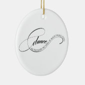 Tanz wie man schaut Schmuck zu Keramik Ornament (Rechts)