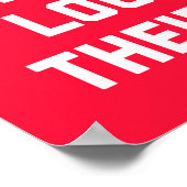 Tanz wie niemand, der ein lustiges Zitat guckt Poster (Ecke)