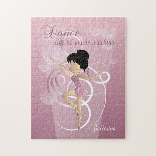 Tanz wie niemand sieht Ballerina Puzzle (Vertikal)