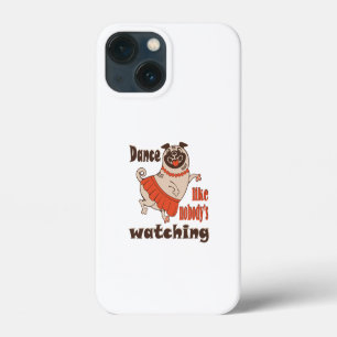 Tanz wie niemand sieht gürteligen Mops Hund zu Case-Mate iPhone Hülle