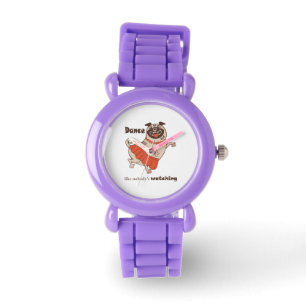 Tanz wie niemand sieht Mops Girl zu Armbanduhr