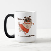 Tanz wie niemand sieht Mops Girl zu Verwandlungstasse (Links)