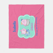 Tanz wie niemand sieht sich die Tanzschweine an Fleecedecke (Vorderseite)