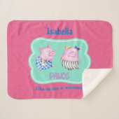 Tanz wie niemand sieht sich die Tanzschweine an Sherpadecke (Vorderseite (Horizontal))