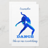 Tanz - Wie niemand sieht Stationery Briefpapier (Vorne/Hinten)