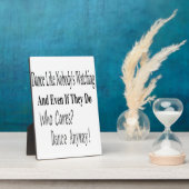 Tanz wie niemand zusieht fotoplatte (Seite)