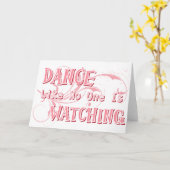 Tanz wie niemand zusieht karte (Gelbe Blume)