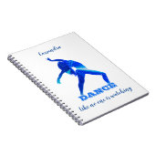 Tanz - Wie niemand zusieht - Notebook Notizblock (Rechte Seite)