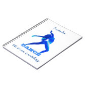 Tanz - Wie niemand zusieht - Notebook Notizblock (Linke Seite)