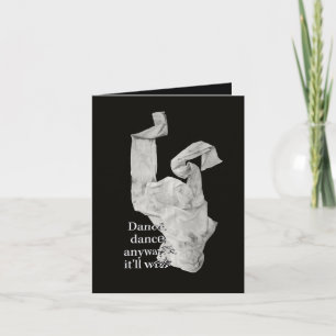 Tanz zeitgenössische Art Tanz Tuch wird funktionie Karte