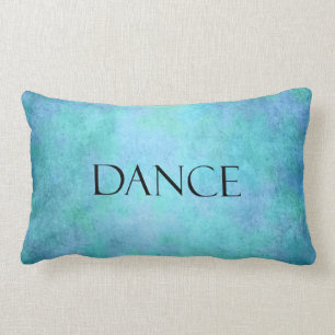 Tanz-Zitataquamarine blaue Lendenkissen