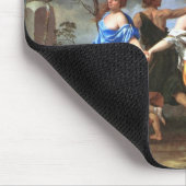 Tanz zur Musik der Zeit (von Nicholas Poussin) Mousepad (Ecke)