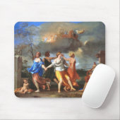 Tanz zur Musik der Zeit (von Nicholas Poussin) Mousepad (Mit Mouse)