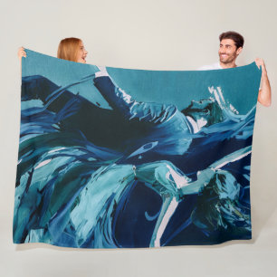 Tanz zwischen Bewegung und Stille Fleecedecke