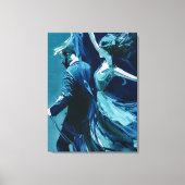 Tanz zwischen Bewegung und Stille Leinwanddruck (Vorderseite)