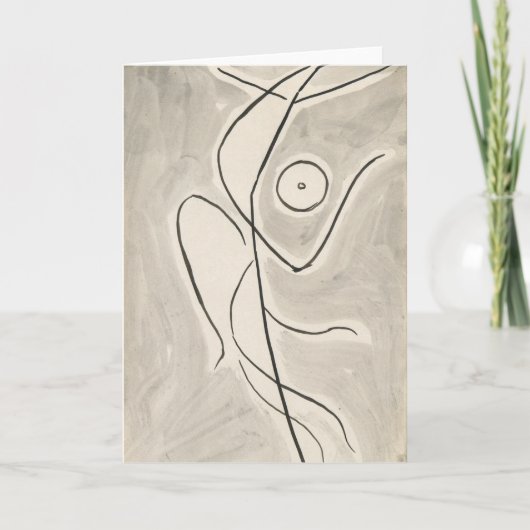 Tanzabstraktion | Abraham Walkowitz Karte (Vorderseite)