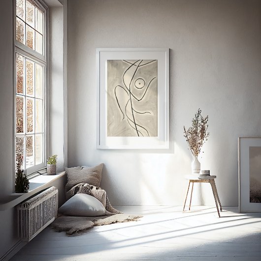 Tanzabstraktion | Abraham Walkowitz Poster