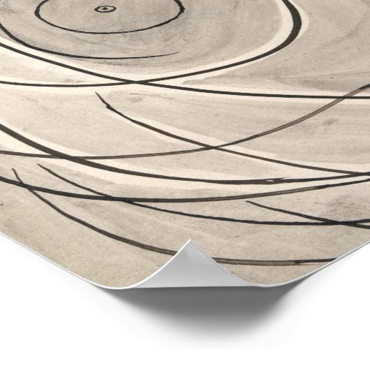 Tanzabstraktion | Abraham Walkowitz Poster (Ecke)